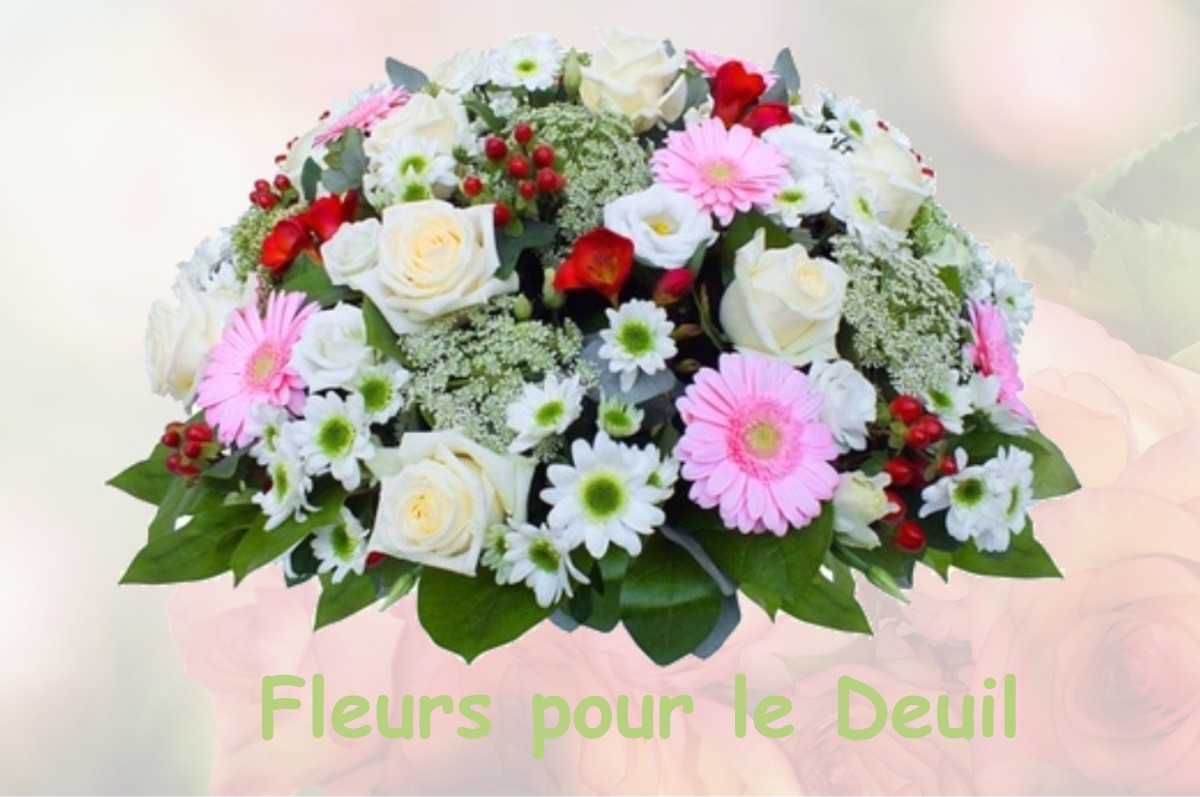 fleurs deuil CHAROLS